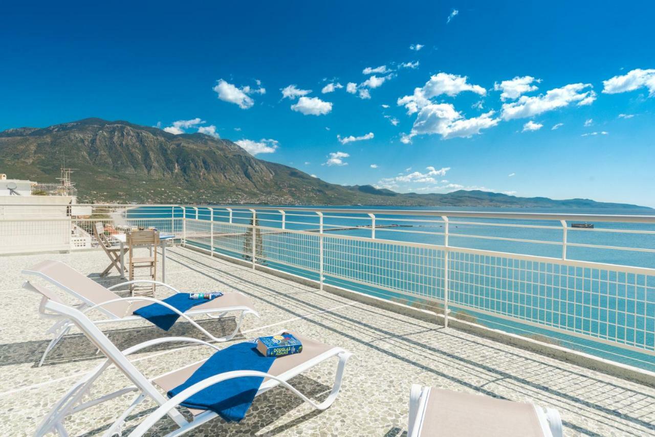 Seafront Penthouse Leo Apartment Kalamata Exterior photo