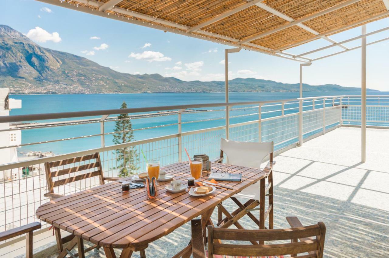 Seafront Penthouse Leo Apartment Kalamata Exterior photo